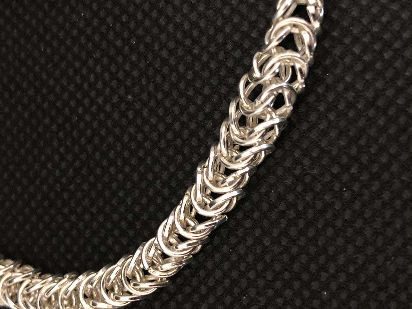 Square Weave Silver Bracelet