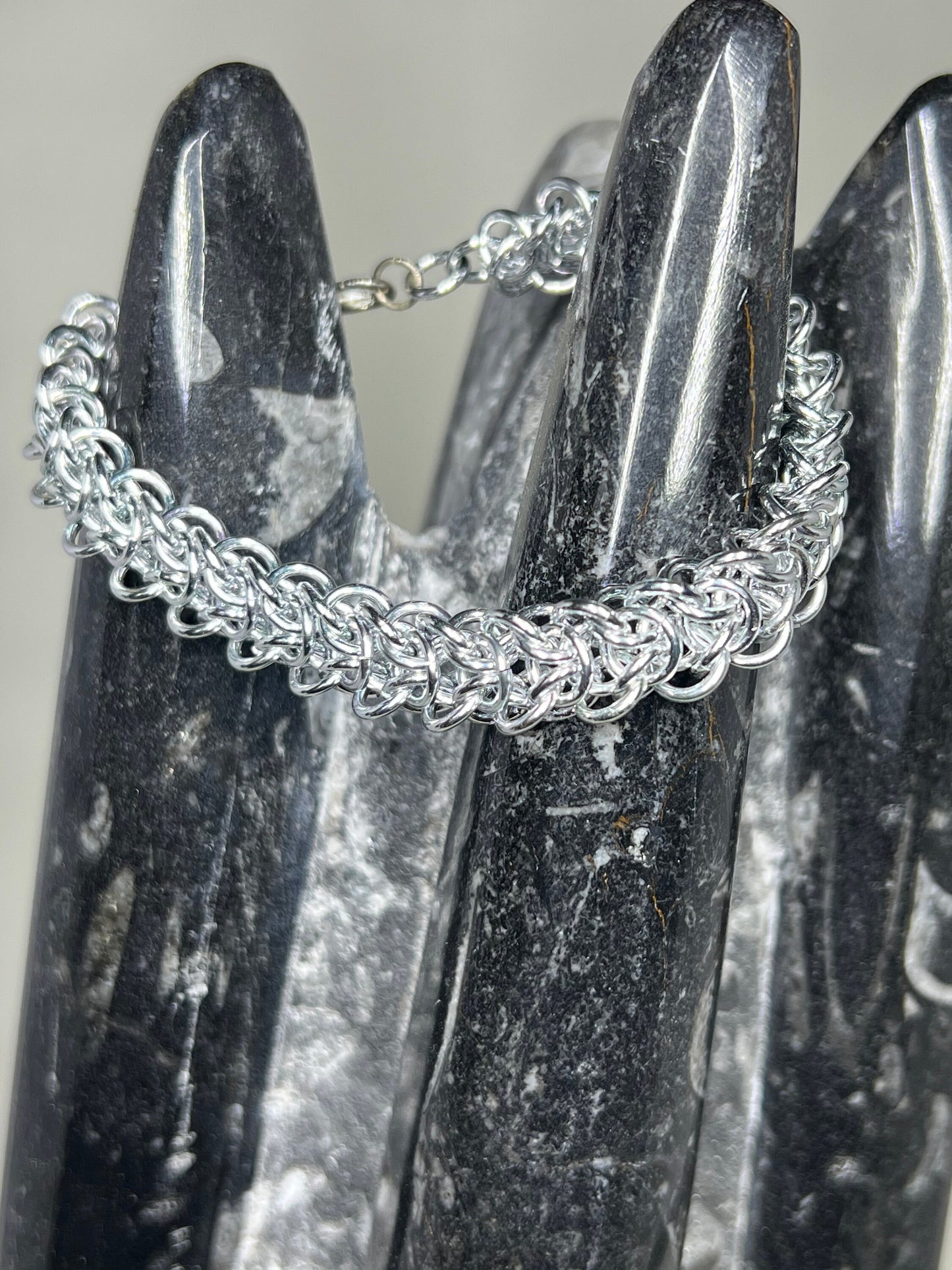 Elf Weave Bracelet; celtic, wife, mother, daughter, fiance, girlfriend, chainmail, elegant